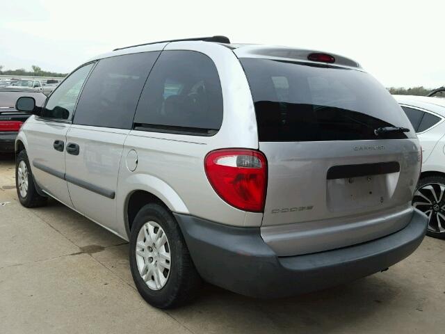 1D4GP25RX5B191602 - 2005 DODGE CARAVAN SILVER photo 3