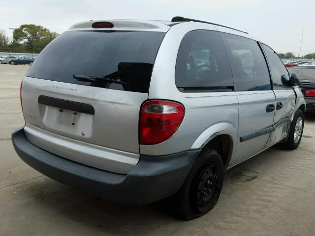 1D4GP25RX5B191602 - 2005 DODGE CARAVAN SILVER photo 4