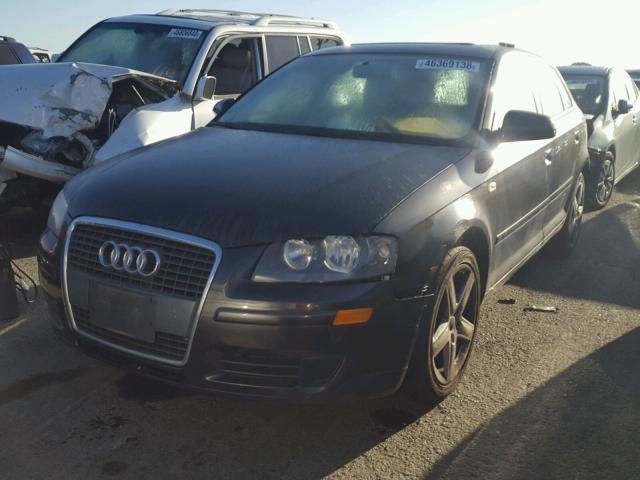 WAUHF78P26A054380 - 2006 AUDI A3 2 BLACK photo 2