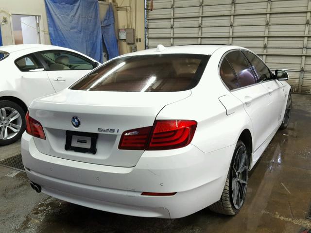 WBAFR1C57BC744674 - 2011 BMW 528 I WHITE photo 4