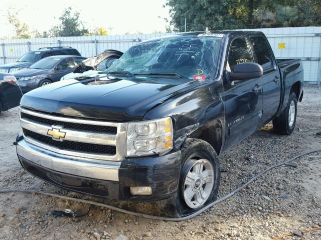 2GCEK13M871560660 - 2007 CHEVROLET SILVERADO BLACK photo 2