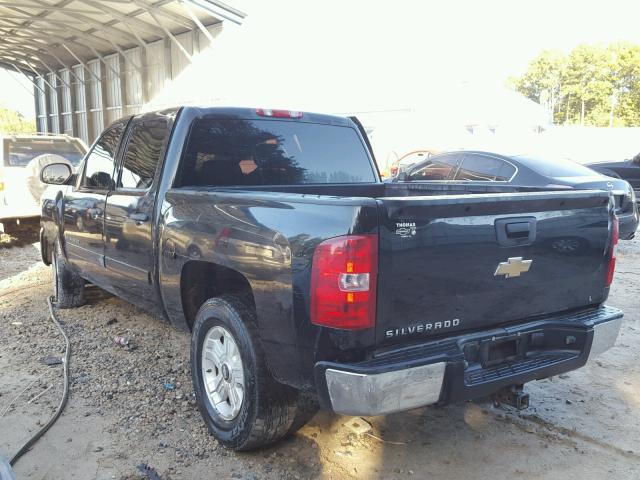 2GCEK13M871560660 - 2007 CHEVROLET SILVERADO BLACK photo 3