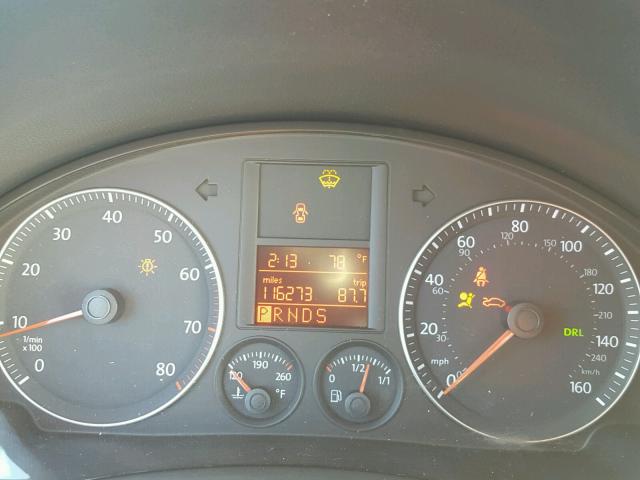 3VWRM71K09M011270 - 2009 VOLKSWAGEN JETTA SE Qara foto 8