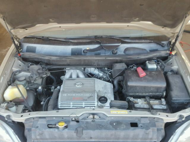 JT6HF10U9Y0159449 - 2000 LEXUS RX GOLD photo 7