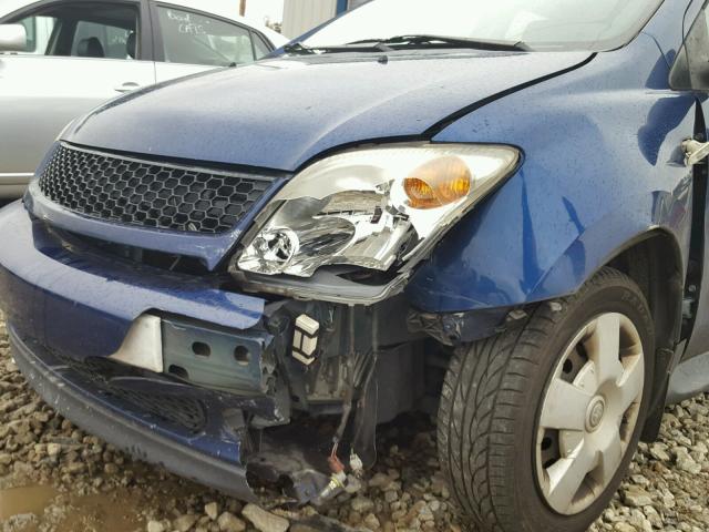 JTKKT624750120252 - 2005 TOYOTA SCION XA BLUE photo 9