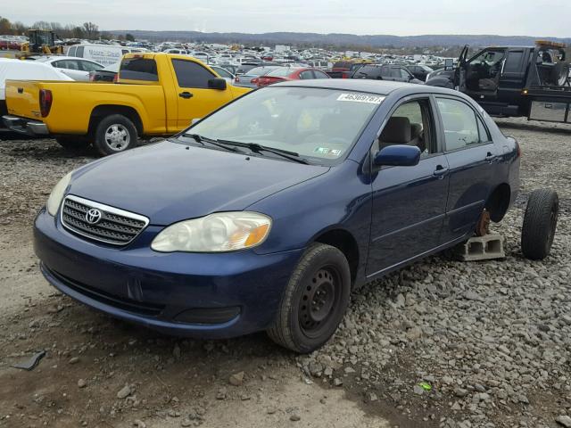 2T1BR32E96C650419 - 2006 TOYOTA COROLLA CE BLUE photo 2