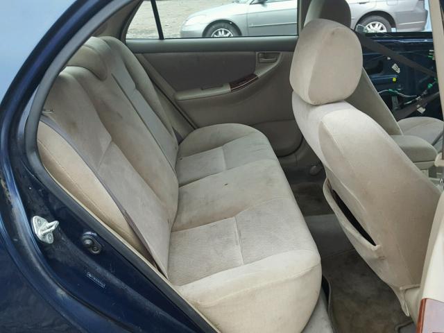 2T1BR32E96C650419 - 2006 TOYOTA COROLLA CE BLUE photo 6