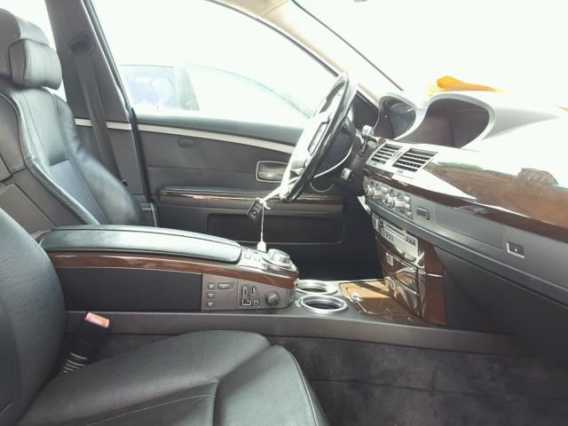 WBAHN83528DT81104 - 2008 BMW 750 LI SILVER photo 5