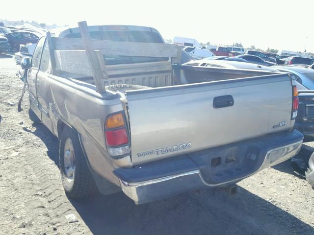 5TBRT341X3S374029 - 2003 TOYOTA TUNDRA ACC BEIGE photo 3