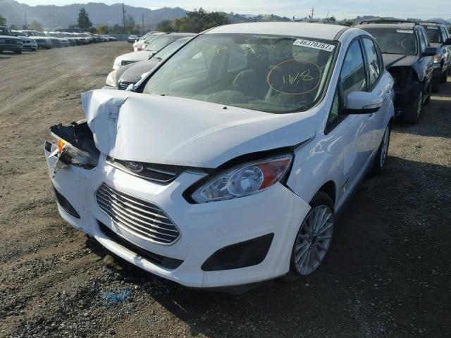 1FADP5AU3FL101381 - 2015 FORD C-MAX SE WHITE photo 2