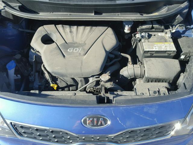 KNADN5A33C6038569 - 2012 KIA RIO EX PURPLE photo 7