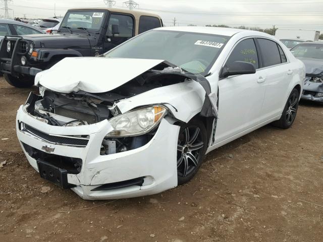 1G1ZB5E13BF197173 - 2011 CHEVROLET MALIBU LS WHITE photo 2