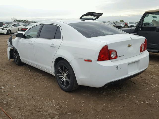 1G1ZB5E13BF197173 - 2011 CHEVROLET MALIBU LS WHITE photo 3