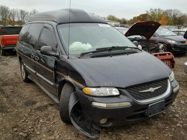 1C4GP44G3YB681389 - 2000 CHRYSLER TOWN & COU BLACK photo 1