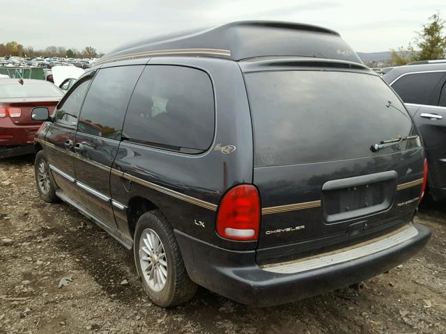 1C4GP44G3YB681389 - 2000 CHRYSLER TOWN & COU BLACK photo 3