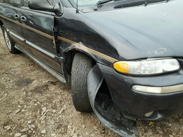 1C4GP44G3YB681389 - 2000 CHRYSLER TOWN & COU BLACK photo 9