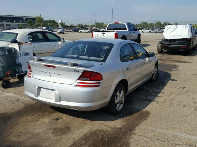 1B3EL46X25N541099 - 2005 DODGE STRATUS SX SILVER photo 4