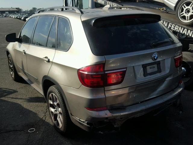 5UXZV4C51CL747616 - 2012 BMW X5 XDRIVE3 TAN photo 3