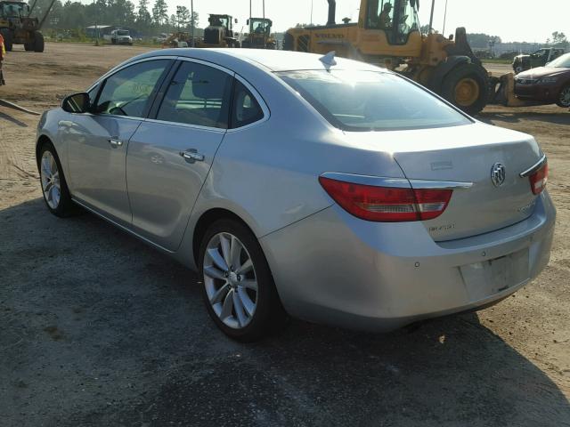 1G4PR5SK2E4189908 - 2014 BUICK VERANO CON SILVER photo 3