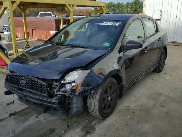 3N1AB6AP3AL708120 - 2010 NISSAN SENTRA BLACK photo 2