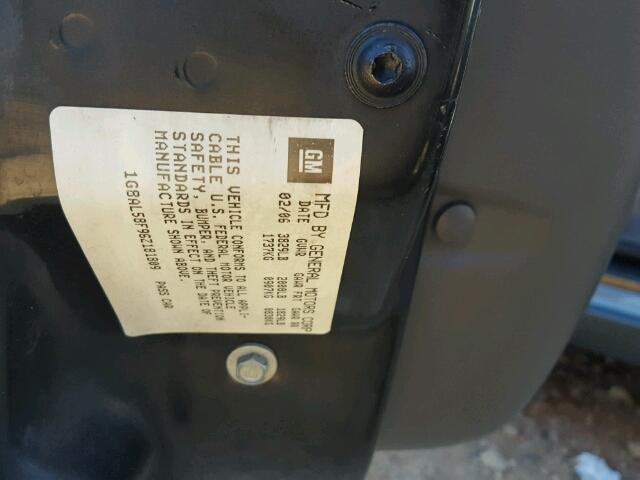 1G8AL58F96Z181809 - 2006 SATURN ION LEVEL GRAY photo 10