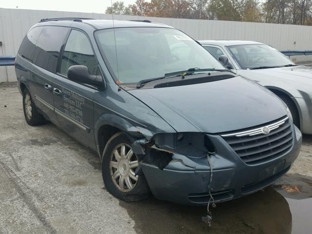 2A4GP54L76R838658 - 2006 CHRYSLER TOWN & COU BLUE photo 1