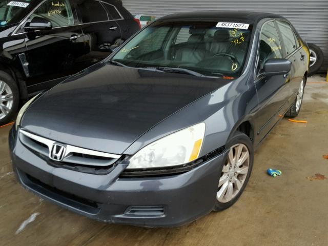 1HGCM66586A007127 - 2006 HONDA ACCORD EX GRAY photo 2