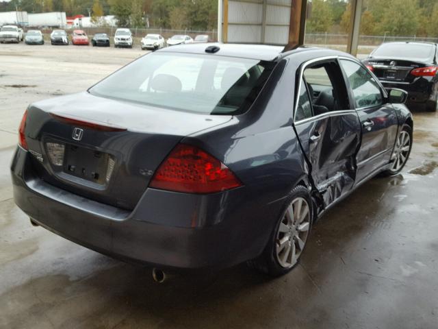 1HGCM66586A007127 - 2006 HONDA ACCORD EX GRAY photo 4