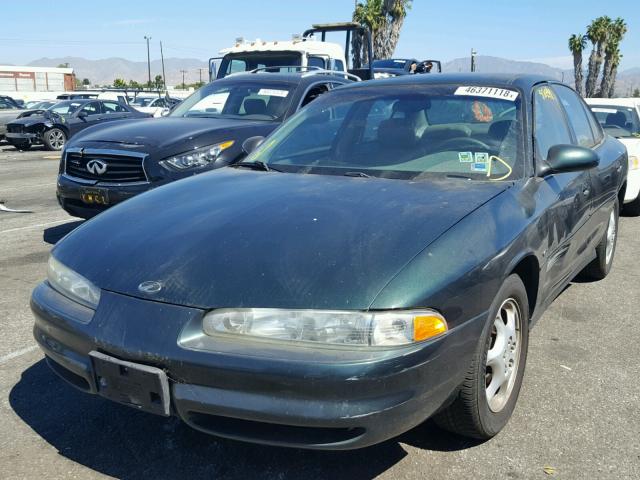 1G3WS52H4XF313578 - 1999 OLDSMOBILE INTRIGUE G GREEN photo 2