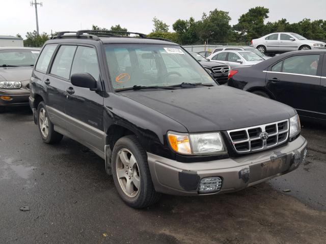JF1SF655XYH710332 - 2000 SUBARU FORESTER S BLACK photo 1