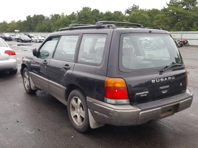 JF1SF655XYH710332 - 2000 SUBARU FORESTER S BLACK photo 3