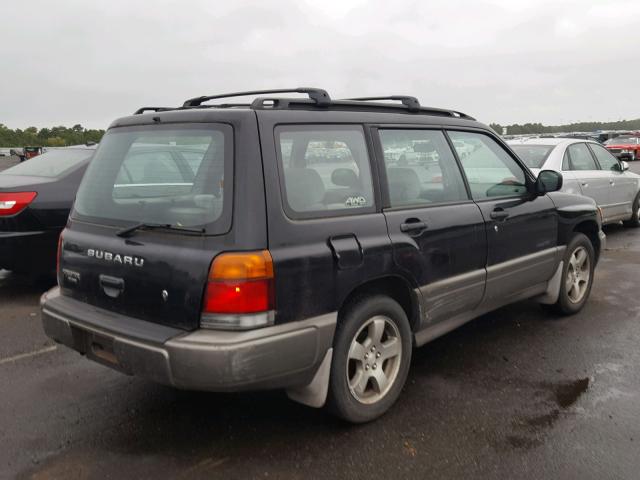 JF1SF655XYH710332 - 2000 SUBARU FORESTER S BLACK photo 4