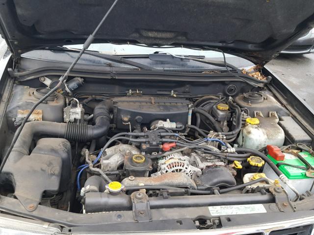 JF1SF655XYH710332 - 2000 SUBARU FORESTER S BLACK photo 7