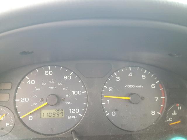 JF1SF655XYH710332 - 2000 SUBARU FORESTER S BLACK photo 8