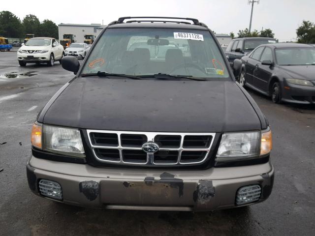 JF1SF655XYH710332 - 2000 SUBARU FORESTER S BLACK photo 9