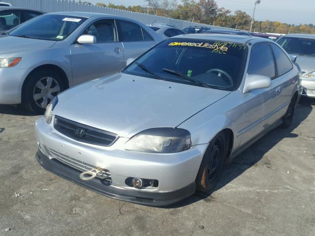 1HGEJ814XVL067280 - 1997 HONDA CIVIC EX SILVER photo 2