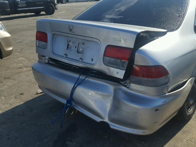 1HGEJ814XVL067280 - 1997 HONDA CIVIC EX ვერცხლისფერი ფოტო 9