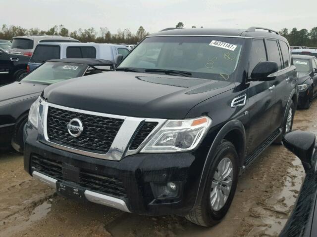 JN8AY2NC1H9510882 - 2017 NISSAN ARMADA BLACK photo 2