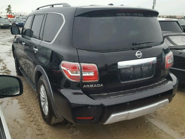 JN8AY2NC1H9510882 - 2017 NISSAN ARMADA BLACK photo 3