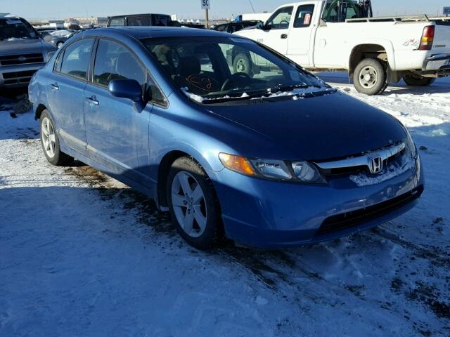 1HGFA16836L143916 - 2006 HONDA CIVIC EX BLUE photo 1