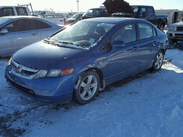 1HGFA16836L143916 - 2006 HONDA CIVIC EX 蓝色 照片 2