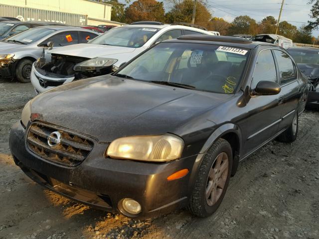 JN1CA31A0YT012763 - 2000 NISSAN MAXIMA GLE GRAY photo 2