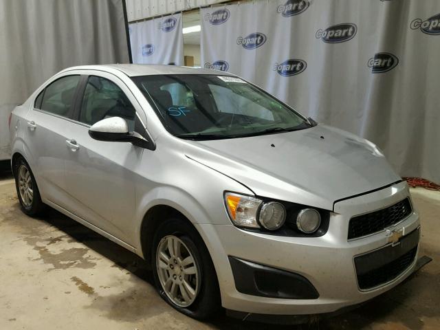 1G1JC5SH0E4188278 - 2014 CHEVROLET SONIC LT SILVER photo 1