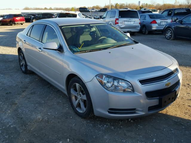 1G1ZC5EU6CF393746 - 2012 CHEVROLET MALIBU 1LT SILVER photo 1