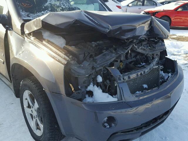 2CNDL63F676248813 - 2007 CHEVROLET EQUINOX LT GRAY photo 9