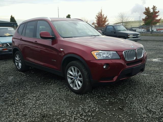 5UXWX9C52E0D24108 - 2014 BMW X3 XDRIVE2 RED photo 1