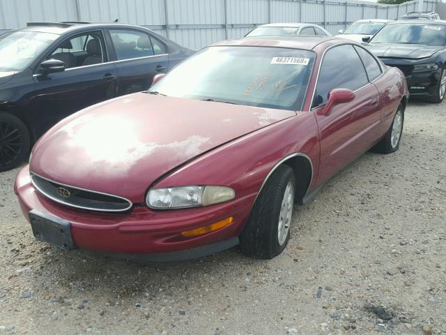 1G4GD2218T4715220 - 1996 BUICK RIVIERA RED photo 2