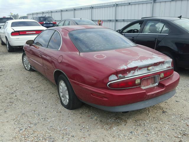 1G4GD2218T4715220 - 1996 BUICK RIVIERA RED photo 3