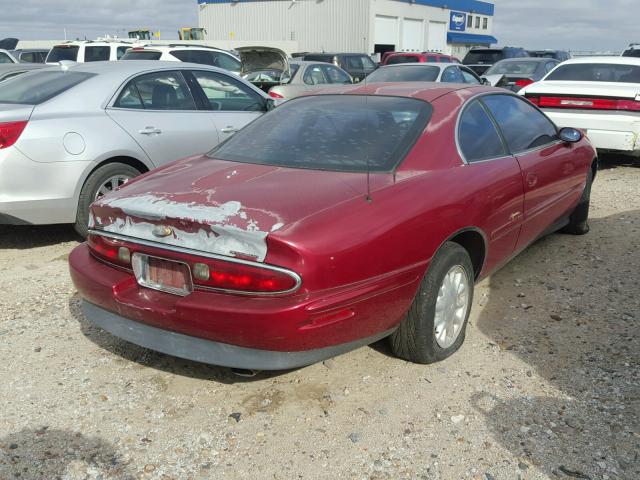 1G4GD2218T4715220 - 1996 BUICK RIVIERA RED photo 4