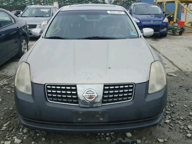 1N4BA41E14C836305 - 2004 NISSAN MAXIMA SILVER photo 9